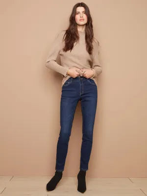 SIDE ZIP DEATIL JEANS