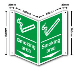 Smoking area   arrow down