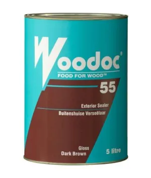 Woodoc 55 Exterior Gloss Sealer - Dark Brown